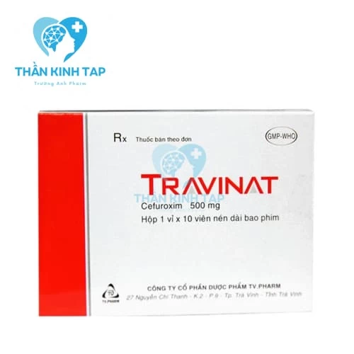 Travinat 500mg - Điều trị nhiễm khuẩn đường hô hấp